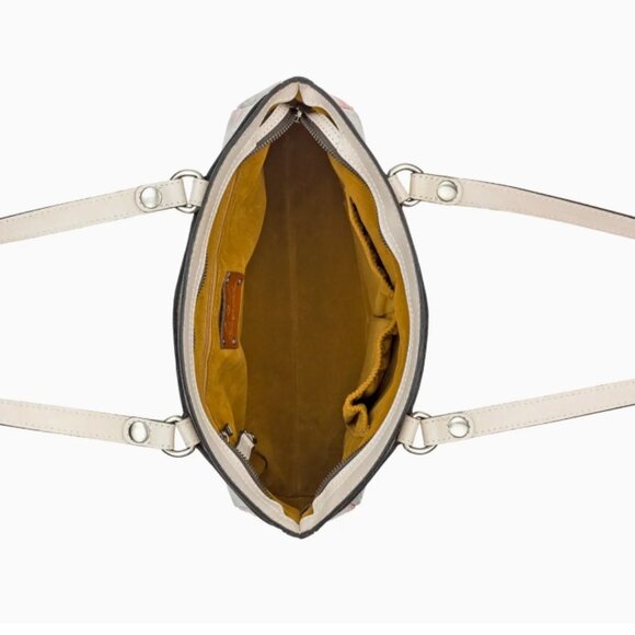 Patricia Nash Leather Poppy Tote Satchel Shoulder Bag "Greek Ombre" - New - Picture 4 of 6